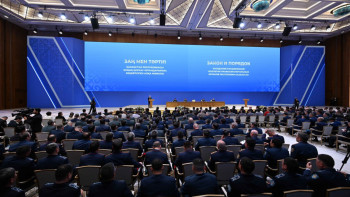 Фотография к новости: Елімізде "Заң және тәртіп" апталығы жарияланды