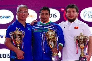 Азия чемпионаты: Қазақстан балуандары 2-орын алды