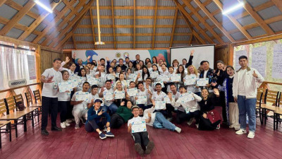 V Республикалық Жазғы волонтерлер мектебі өз жұмысын сәтті аяқтады