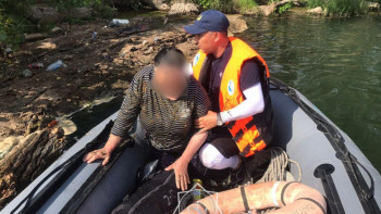 Фотография к новости: Ертіс өзенінде әйел адам суға батып кете жаздады