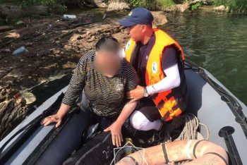 Фотография к новости: Ертіс өзенінде әйел адам суға батып кете жаздады