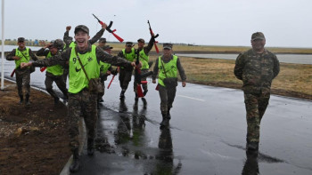 Фотография к новости: «Айбын-2025» аясында командалық рух пен төзімділік сыналды