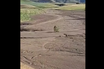 Фотография к новости: Қырғызстанда таудағы көл жарылып, 180 адам эвакуацияланды