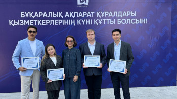 Фотография к новости: БАҚ саласының 66 қызметкеріне пәтер кілті тапсырылды