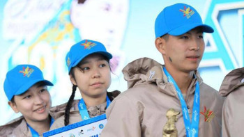 Фотография к новости: Абай облысының оқушысы Айбын тарихында жаңа рекорд орнатты