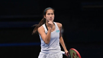 Фотография к новости: Теннисші Жібек Құламбаева үш айда үшінші титулын жеңіп алды