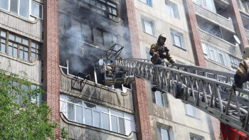 Фотография к новости: Алматыда үш пәтерді өрт шарпыды