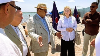 Фотография к новости: Мәжіліс депутаты Талғар мен Қонаевтағы туристік нысандарды аралады