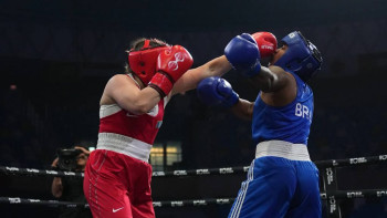 Фотография к новости: Әлем кубогі: Қазақстан боксшысы келесі айналымға өтті