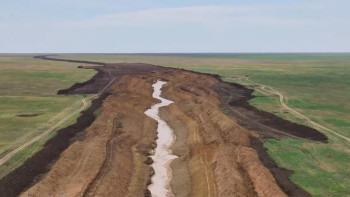 Фотография к новости: Қарасудағы су бұру арнасына Үкіметтен 1 миллиард теңге бөлінді