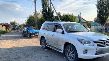 Фотография к новости: Айыппұлдан қашқан жүргізуші көлігінен айырылды