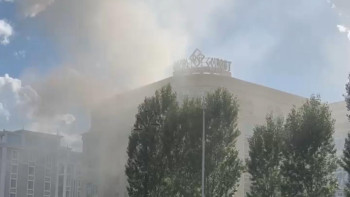 Фотография к новости: Астана орталығында мейрамхана өртенді