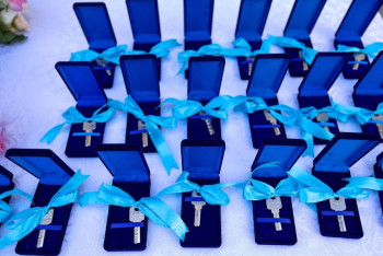 Фотография к новости: Шымкентте өрттен зардап шеккен тұрғындарға пәтер кілті табысталды