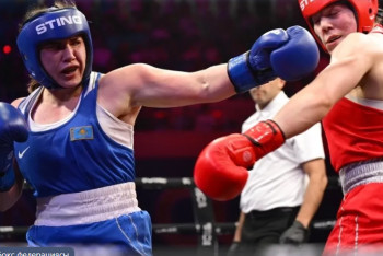 Фотография к новости: Бокстан әлем кубогы: Надежда Рябец күміс жүлде алды