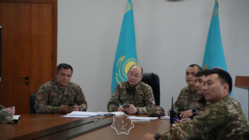 Фотография к новости: Жамбылдағы жер сілкінісінен кейінгі жағдай: ТЖМ жедел штабының кеңесі өтті