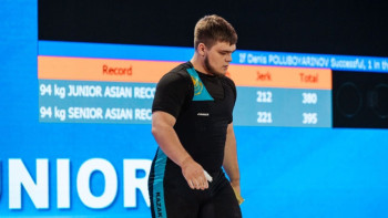 Фотография к новости: Денис Полубояринов Азия рекордын жаңартып, чемпион атанды