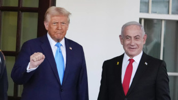 Фотография к новости: 90 минуттық келіссөз: Трамп пен Нетаньяху қайта кездесті