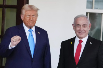 Фотография к новости: 90 минуттық келіссөз: Трамп пен Нетаньяху қайта кездесті