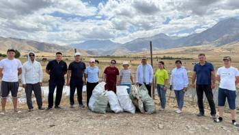 Фотография к новости: Түлкібаста "Таза Қазақстан" аясында сенбілік өтті