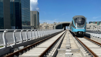 Фотография к новости: Астанада LRT рельс жолының 80% төселді