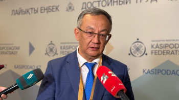 Фотография к новости: Кәсіподақ бар жерде қауіпсіздік бар – Сатыбалды Дәулеталин