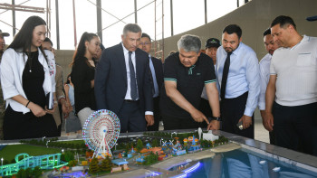 Фотография к новости: Президент тапсырмасы: Көшербаев Қапшағайдың туристік инфрақұрылымымен танысты