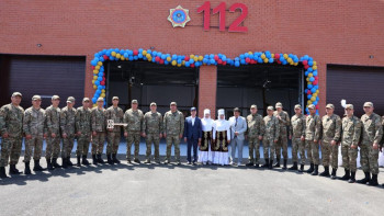 Фотография к новости: ТЖМ ауылдарды қорғауды күшейтуде: БҚО-да жаңа өрт сөндіру депосы ашылды