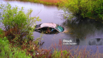 Фотография к новости: Қостанай облысында үш адам мінген автокөлік суға батып кетті