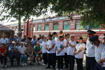 Фотография к новости: Медициналық пойыз БҚО-да 7 мыңнан астам тұрғынға қызмет көрсетті