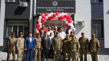 Фотография к новости: Шымкентте құтқарушыларға алғаш рет медициналық орталық ашылды