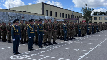 Фотография к новости: Ұлттық ұланның 450 сарбазы салтанатты түрде әскери ант қабылдады