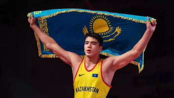 Фотография к новости: Едіге Қасымбек еркін күрестен Азия чемпионы атанды