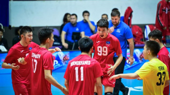 Фотография к новости: Қазақстан волейболшылары Азия чемпионатын жеңіспен бастады