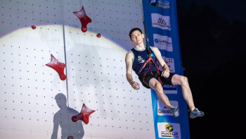 Фотография к новости: Ришат Хайбуллин – спорттық құзға өрмелеуден Әлем кубогі кезеңінде күміс жүлдегер 