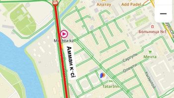Фотография к новости: Астанада Амман көшесінің учаскесі жөндеу жұмысына байланысты жабылады