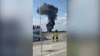 Фотография к новости: Ұлыбританияда Саутенд әуежайынан ұшып шыққан шағын ұшақ апатқа ұшырады