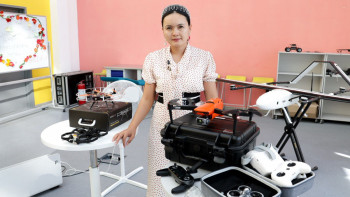 Фотография к новости: Дрондар дәуірі: Зарина Құтпанова Қазақстанда бұл сала қалай дамып жатқанын айтты