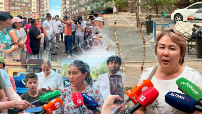 "Кім қарыз?": Алматыда тұрғын үй кешені жарықсыз отыр