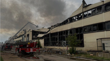 Фотография к новости: "Биг Шанхай" базары: 15 сағат бойы арпалысқан өрт ауыздықталды