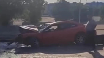 Фотография к новости: Бетпе-бет соқтығысқан: Алматыда жол апатынын жүргізуші қаза тапты