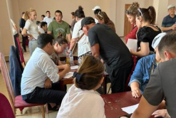 Фотография к новости: "Биг Шанхай" базарындағы өрт: Кәсіпкерлерге көмек көрсету штабы ашылды