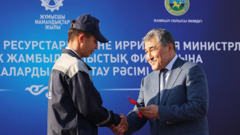 Фотография к новости: Жамбыл облысындағы «Қазсушар» мекемесіне 51 жаңа техника жеткізілді