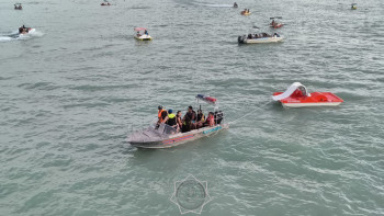 Фотография к новости: Алакөл көлінде 4 адам су бетінде қалып қойды