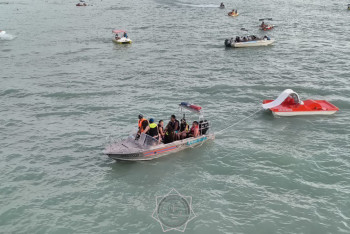 Фотография к новости: Алакөл көлінде 4 адам су бетінде қалып қойды