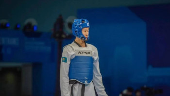 Фотография к новости: Жазғы универсиада: таэквондошы Батырхан Төлеуғали қола медаль иегері