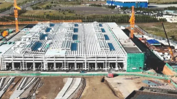 Фотография к новости: Астанадағы LRT құрылысы: депо кешені орталығындағы жұмыс 50% аяқталды