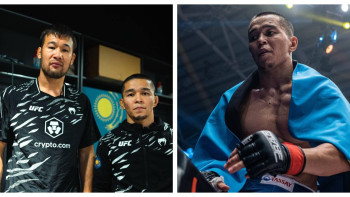 Фотография к новости: Асу Алмабаев Абу-Дабиде өткен UFC турнирінде жеңіске жетті