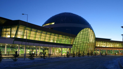 Астана әуежайында техникалық ақау: Нөсер суы залға тараған