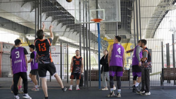 Фотография к новости: "Таза Қазақстан": Астанада жастар арасында стритболдан турнир өтті