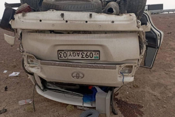 Фотография к новости: Шавхат Рахмоновтың әйелі мен баласы жол апатынан соң ауруханадан шықты